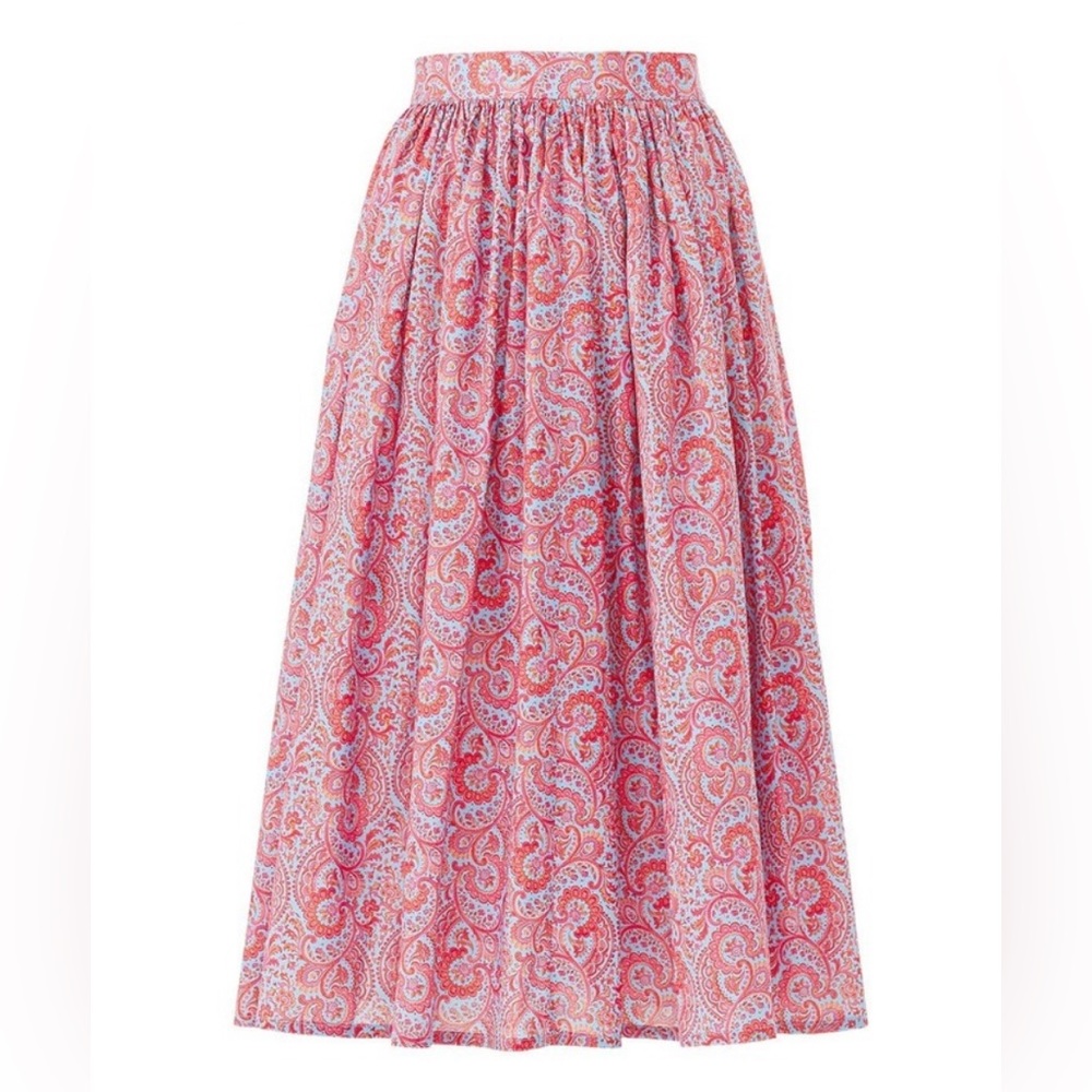 Alcoolique High Waist Paisley Mafalda Midi Italian sz 40